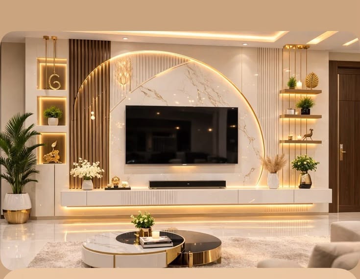 Modern TV unit design two